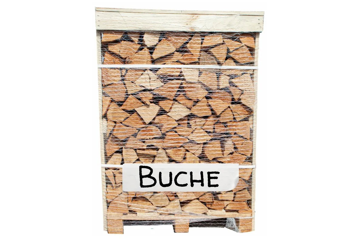 Brennholzpalette – Buche – 30/33 cm – trocken – 1 Kubikmeter