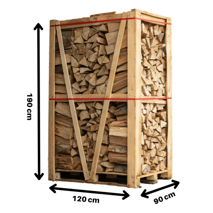 Brennholz 100 % Buche, L. 33 cm, 3 Raummeter