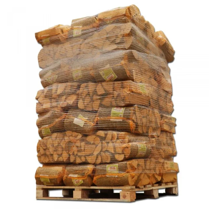 40 Holzscheite à 25 kg – Mischung aus Hartholz, 30 cm