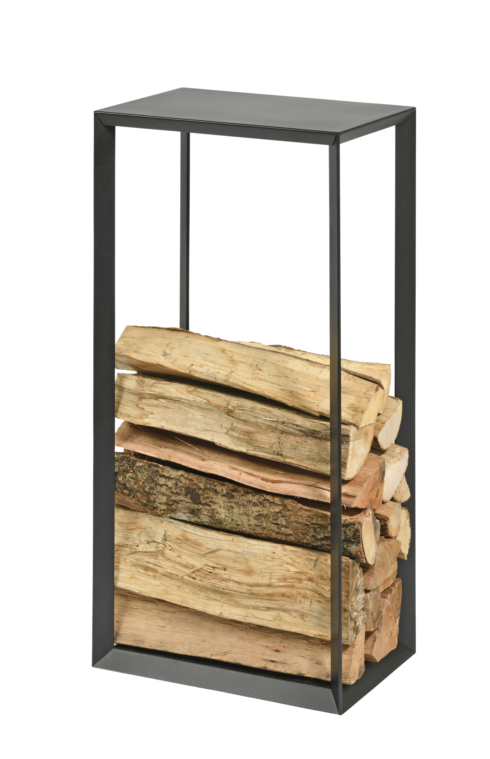 Holzregal aus schwarzem Stahl Arcadia DIXNEUF – Modernes und robustes Design