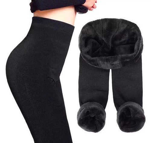 Doppelte Fleece-Leggings für Damen