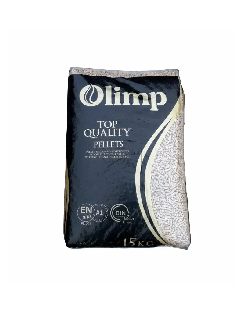 Granulat OLIMP Din+, EN+A1 – Palette mit 15 Säcken à 15 kg