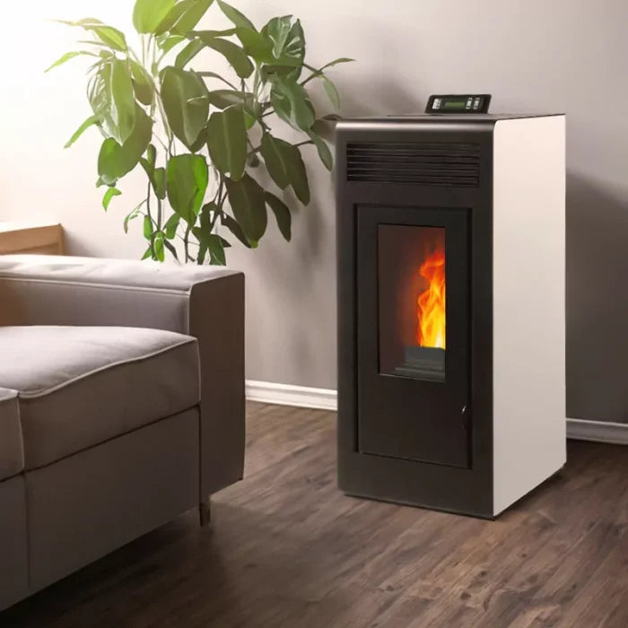 Luftdichter Pelletofen (konzentrischer Abzug nach oben) – Vulcano Up – 10,8 kW