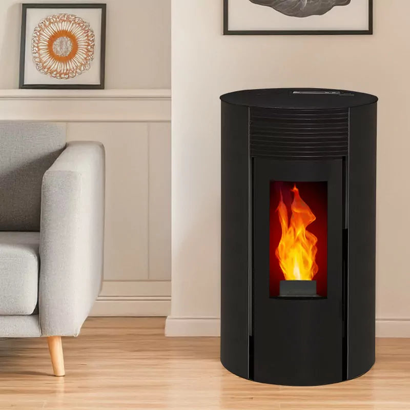 Luftdichter Pelletofen (konzentrischer Abzug oben) – Giuliana Up – 9,1 kW