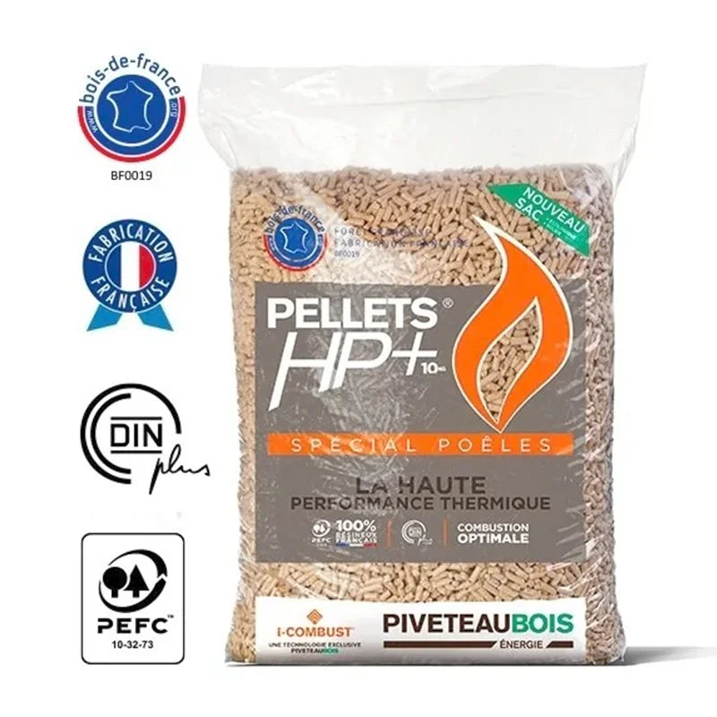 Holzpellets Piveteau HP+ – 72 Säcke à 15 kg